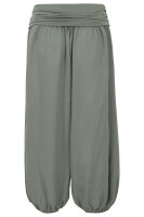 kurze Pumphose in Unifarben Freizeithose 1483 (oliv)