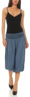kurze Pumphose in Unifarben Freizeithose 1483 (jeansblau)