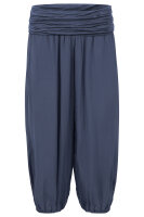 kurze Pumphose in Unifarben Freizeithose 1483 (jeansblau)