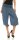 kurze Pumphose in Unifarben Freizeithose 1483 (jeansblau)