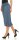 kurze Pumphose in Unifarben Freizeithose 1483 (jeansblau)