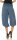 kurze Pumphose in Unifarben Freizeithose 1483 (jeansblau)