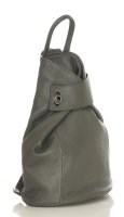 Echtleder Rucksack in Modefarben R400 (dunkelgrau)