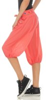 kurze Pumphose in Unifarben Pants 3416 (coral)