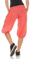 kurze Pumphose in Unifarben Pants 3416 (coral)