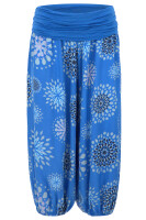 kurze Pumphose mit Print 7182 (blau)
