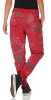 Sweathose mit Jungle Print Jogginghose 83728 (rot)