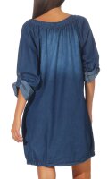 Jeanskleid mit Taschen 6255 (blau)