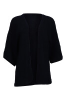 schicke Strickjacke Wolljacke 0185 (schwarz)