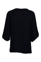 schicke Strickjacke Wolljacke 0185 (schwarz)