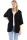 schicke Strickjacke Wolljacke 0185 (schwarz)