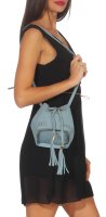 kleine Umhängetasche Handtasche T2206 (hellblau)