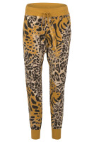 Sweatpants mit Leoparden Print 3344 (dunkelgelb)