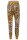Sweatpants mit Leoparden Print 3344 (dunkelgelb)