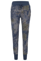 Sweathose mit Jungle Print Jogginghose 83728 (jeansblau)