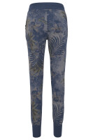 Sweathose mit Jungle Print Jogginghose 83728 (jeansblau)