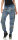 Sweathose mit Jungle Print Jogginghose 83728 (jeansblau)