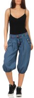 kurze Pumphose in Unifarben Pants 3416 (jeansblau)