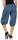 kurze Pumphose in Unifarben Pants 3416 (jeansblau)