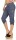 Leinen Hose Unifarben Stoffhose 7988 (jeansblau, M)