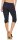 Leinen Hose Unifarben Stoffhose 7988 (dunkelblau, S)
