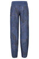 Pumphose mit Print und Gürtel 3485 (jeansblau)
