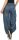 Pumphose mit Print und Gürtel 3485 (jeansblau)