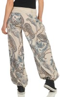 Pumphose mit Print und Gürtel 3485 (beige)