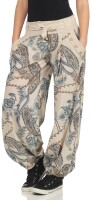 Pumphose mit Print und Gürtel 3485 (beige)