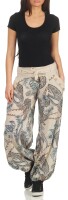 Pumphose mit Print und Gürtel 3485 (beige)