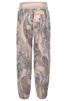 Pumphose mit Print und Gürtel 3485 (beige)