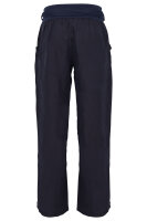 feine Leinen Hose mit Gürtel 8174 (dunkelblau, S)