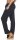 feine Leinen Hose mit Gürtel 8174 (dunkelblau, S)