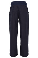 feine Leinen Hose mit Gürtel 8174 (dunkelblau, XXL)