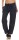 feine Leinen Hose mit Gürtel 8174 (dunkelblau, XXL)