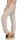 feine Leinen Hose mit Gürtel 8174 (beige, L)