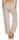 feine Leinen Hose mit Gürtel 8174 (beige, L)