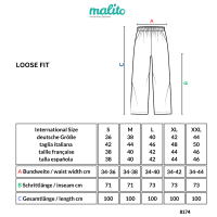 feine Leinen Hose mit Gürtel 8174 (jeansblau, S)