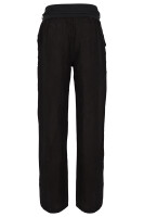 feine Leinen Hose mit Gürtel 8174 (schwarz, M)