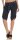 kurze Leinen Hose mit Gürtel Unifarben 8186 (dunkelblau, S)