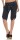 kurze Leinen Hose mit Gürtel Unifarben 8186 (dunkelblau, L)