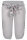 kurze Leinen Hose mit Gürtel Unifarben 8186 (hellgrau, M)