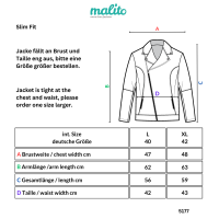 Kunstleder Bikerjacke 5177
