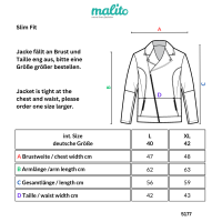 Kunstleder Bikerjacke 5177