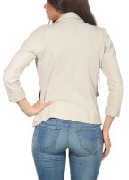 Jersey Blazer in Unifarben 1654 (beige, L)