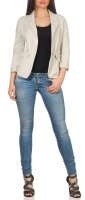 Jersey Blazer in Unifarben 1654 (beige, L)