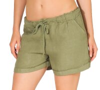Shorts aus Leinen Bermuda 1964 (oliv, S)