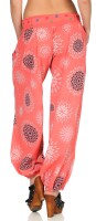 Pumphose mit Print Freizeithose 3481 (coral)