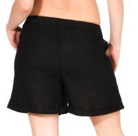 Leinen Bermuda Pants 1965 (schwarz, XXL)