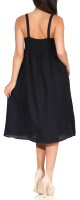 Leinenkleid Sommerkleid leicht 8709 (dunkelblau)